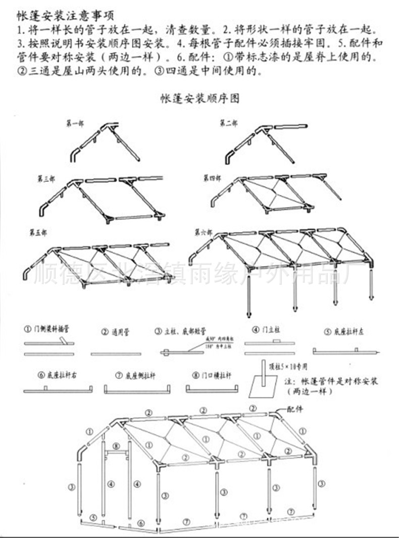 抗震救灾帐篷安装步骤图片