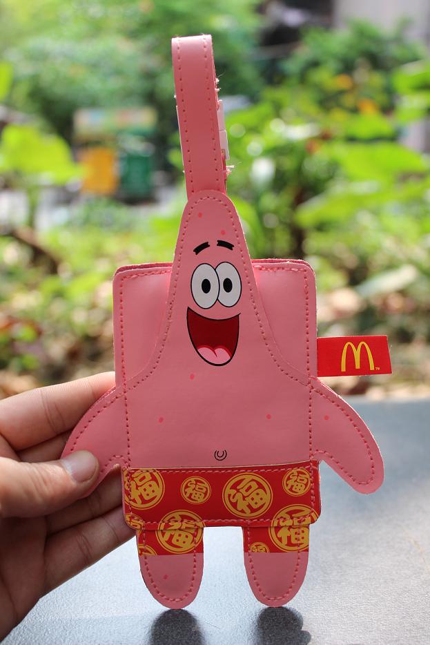麦当劳礼品-海绵宝宝胖大星行李牌-4