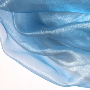 现货水晶纱蓝色20 diy手工服装婚纱礼服装饰纱