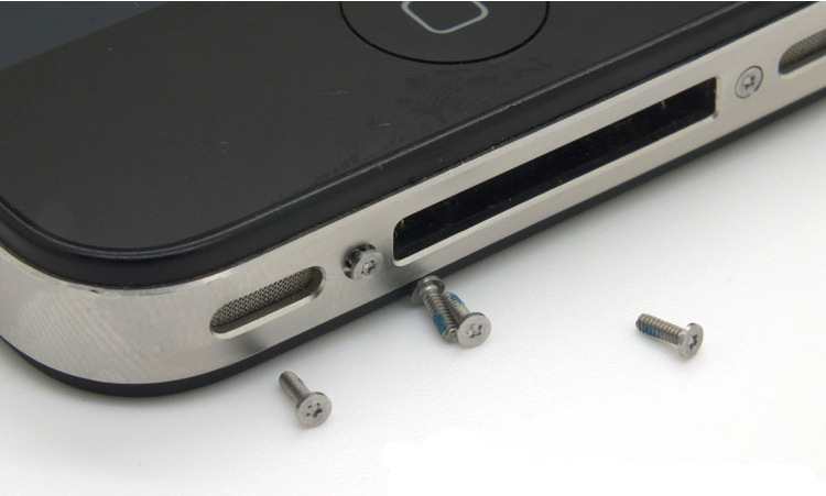 纯原装 iphone4s尾插螺丝 苹果4代后盖螺丝 5/五角星底部梅花螺丝