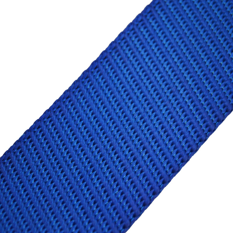 5cm 蓝色 耐磨抗uv高强100%坦克纹尼龙织带 户外高空作业缓冲带