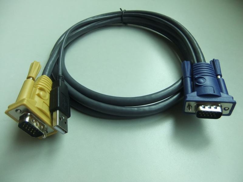 【現貨1.5m vga usb kvm線】廣東深圳現貨1.5m vga usb kvm線 - 深圳