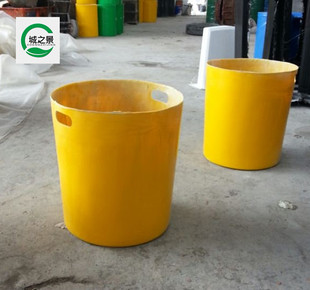 96l玻璃钢 果皮箱内桶 垃圾桶内胆 港式果皮箱内桶 圆柱内桶