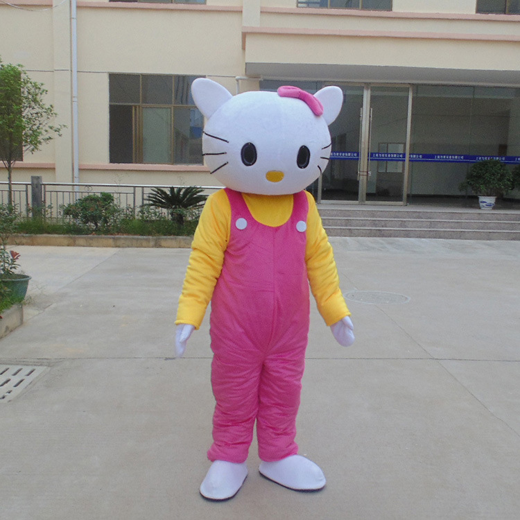 hellokitty猫卡通人偶服装表演宣传广告人偶厂家kt猫