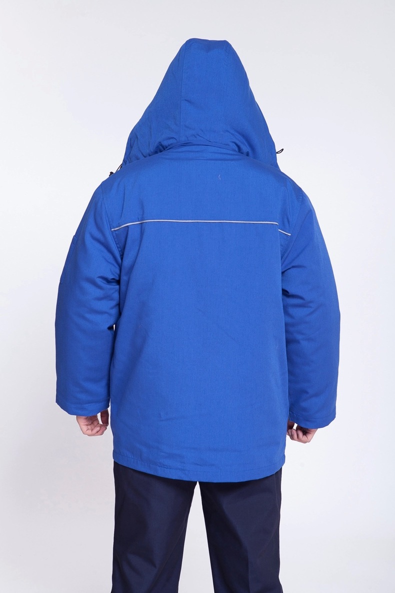 加厚工程服棉衣外套 活里活面 上衣 秋冬工作劳保棉服 反光条棉袄