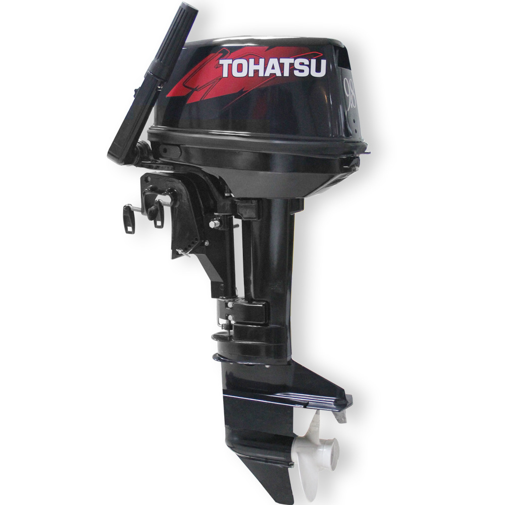 tohatsu东发2冲程9.8hp船外机四人橡皮艇6人快艇马达