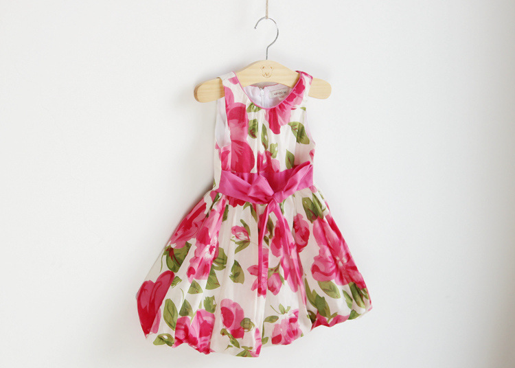 2014小童美丽花裙子图片_8