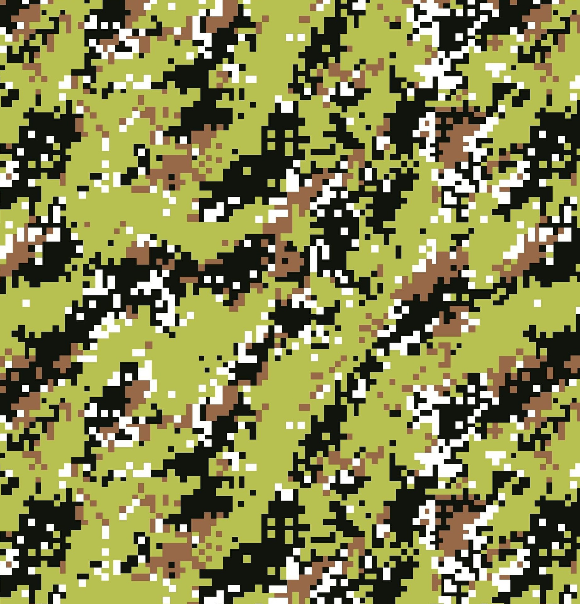 军人装印花帆布四方格军绿色迷彩布料服装面料