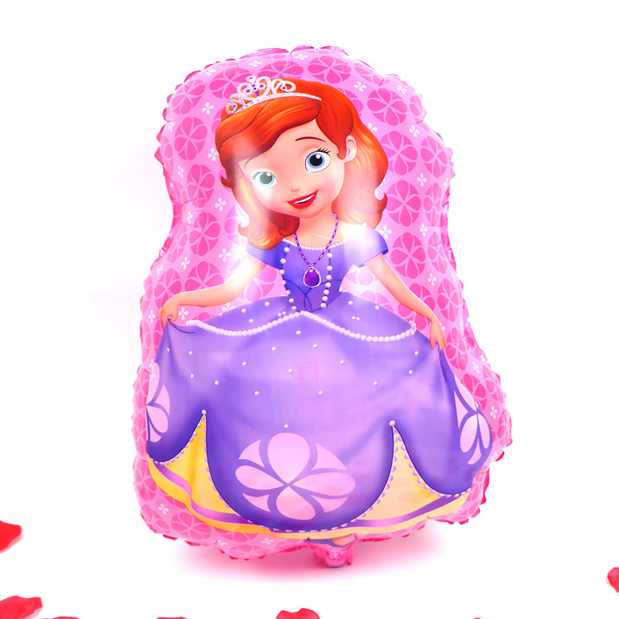 国庆节热卖索菲亚公主铝膜气球婚庆装饰铝箔氢气球节日派对用品