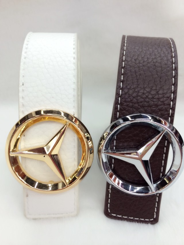 特价皮带 男2012年时尚新品 奔驰牛皮皮材质 单圈腰带 男车标志图片