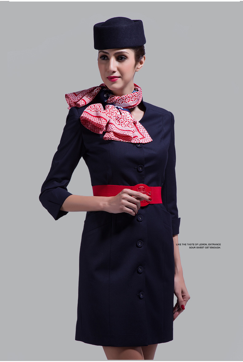 时尚空姐服职业套装裙 厂家定制】价格,厂家,图片,制服,工作服,王雨情