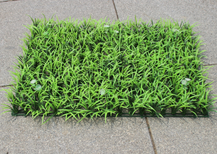 fine long grass turf artificial grass green flower