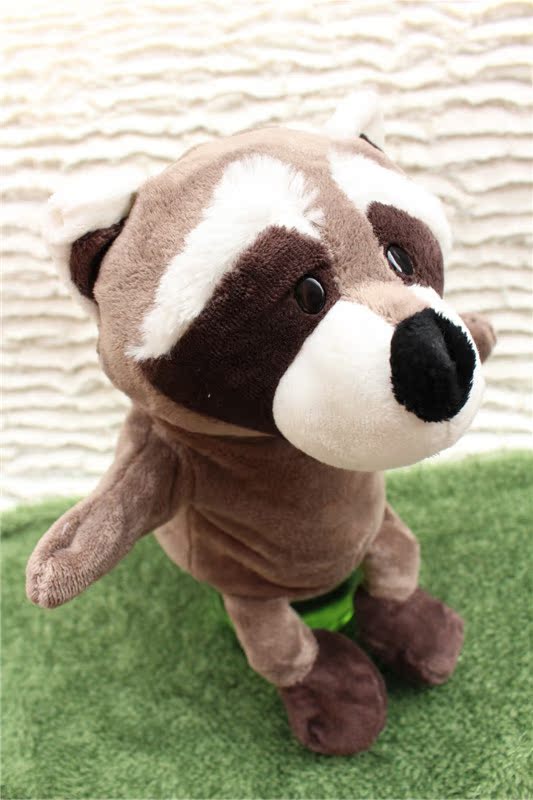 小浣熊公仔 儿童玩具 nici手偶 儿童卡通手偶 手偶批发