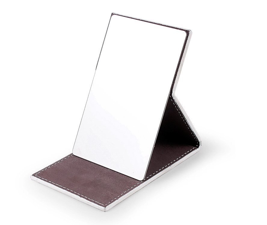 她美化妆镜小p老师推荐女生摔不碎的mini不锈钢小方镜子 现货发售