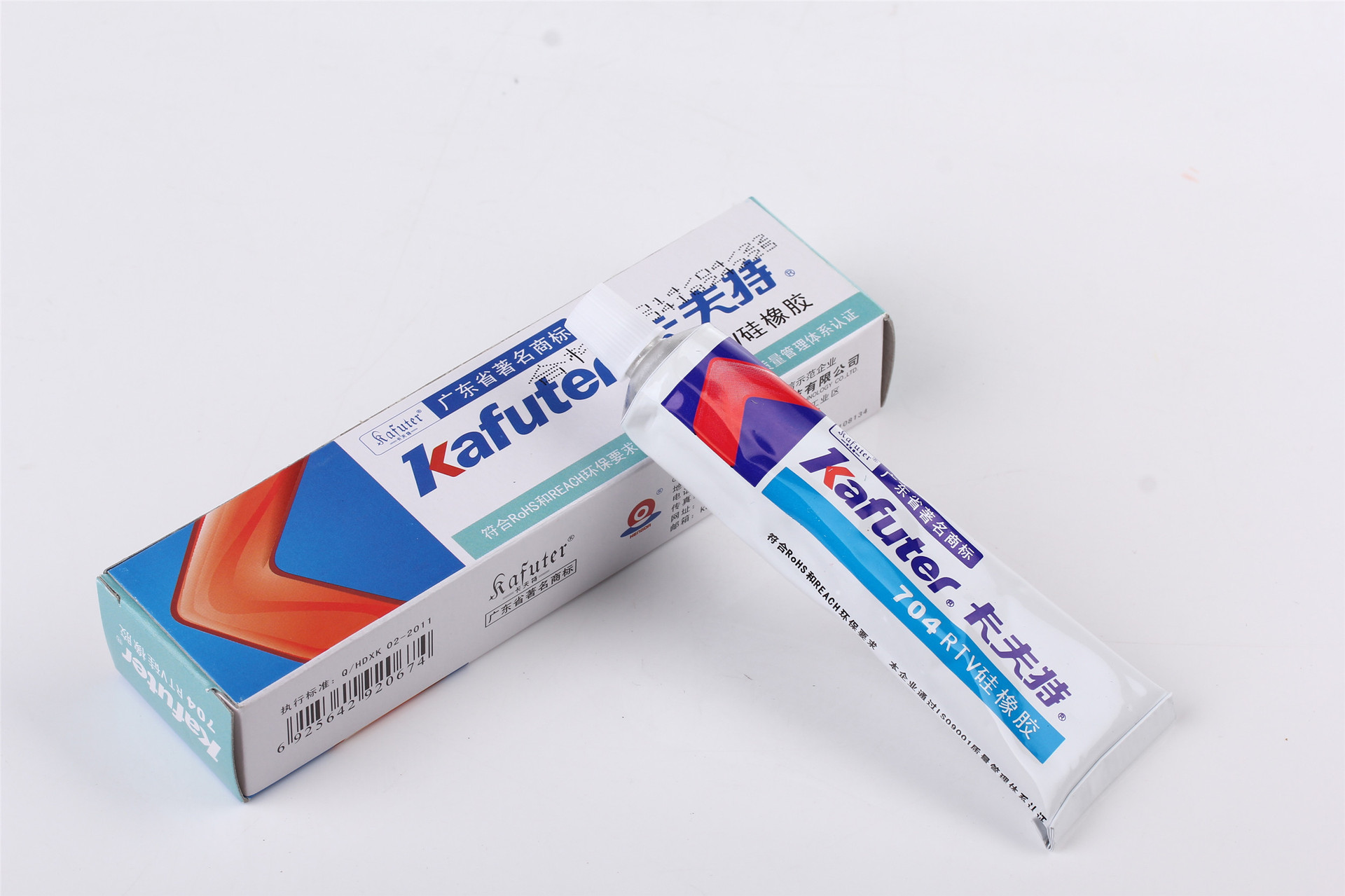 正品卡夫特硅胶704 白色硅胶 rtv单组份室温固化硅橡胶45克