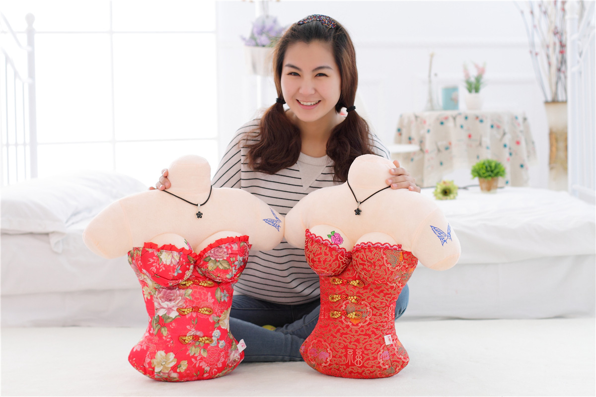 批发创意毛绒玩具美女小蛮腰抱枕男朋友情趣情人节礼物婚