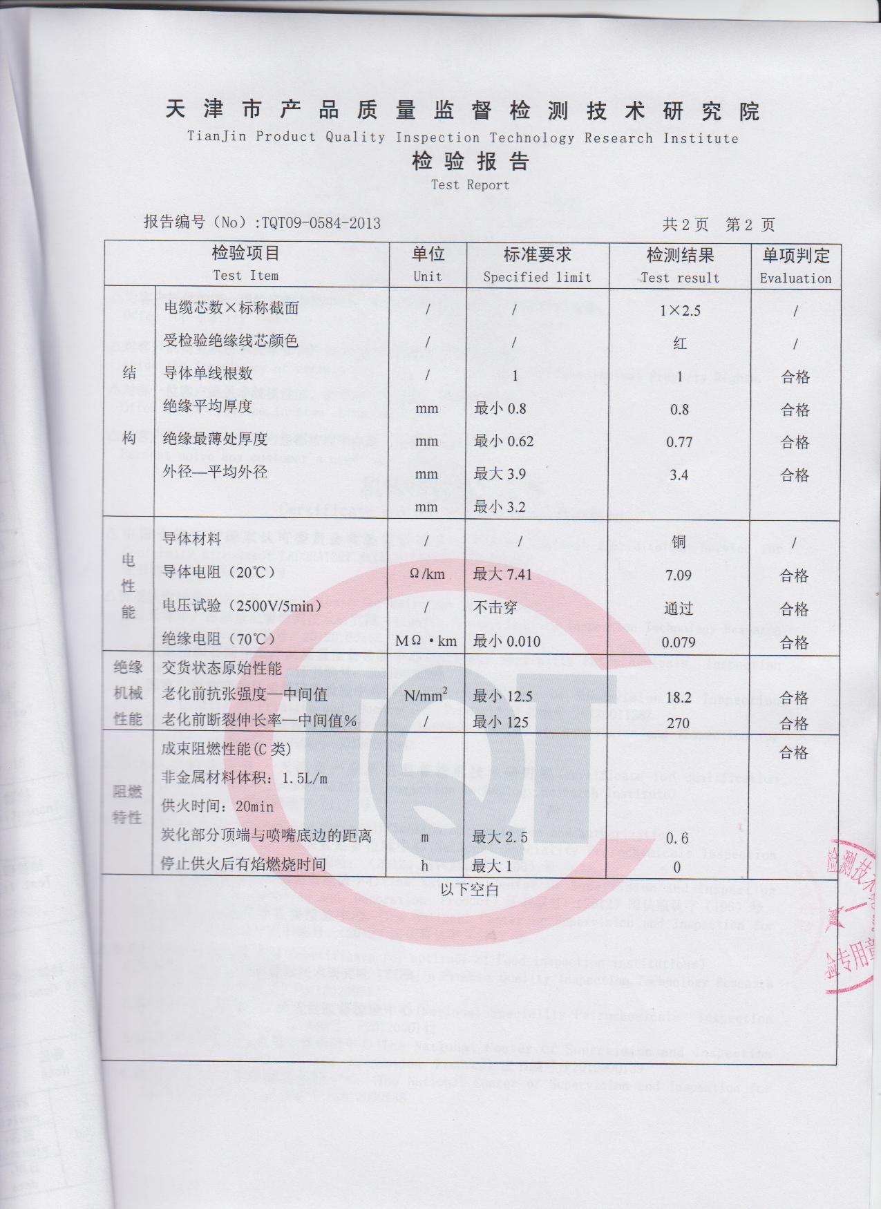 天津 北达电线bv2.5平方铜单芯电线 国标家装塑铜线100米