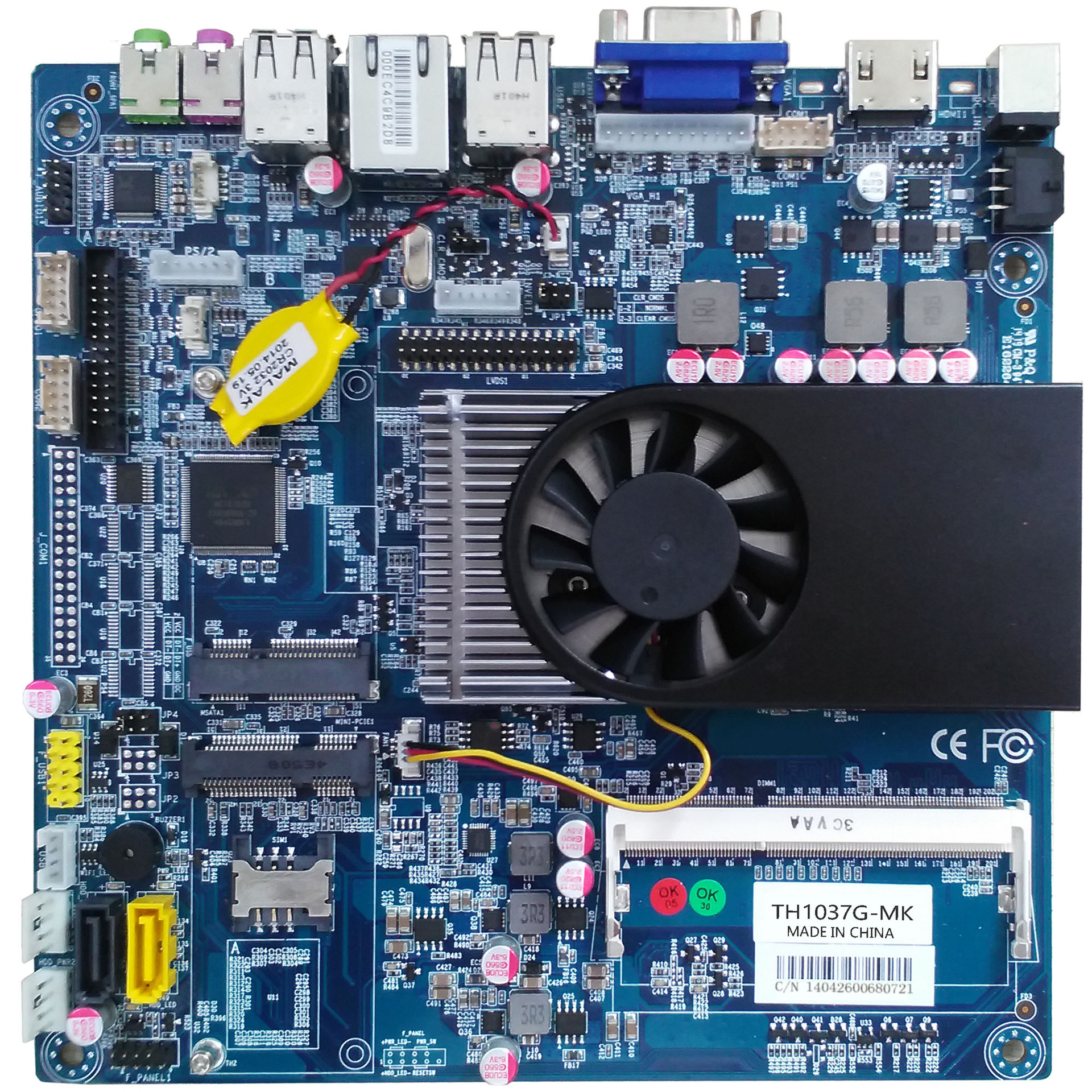 1037u3g无线双迷你minipcie超薄lvds一体机主板
