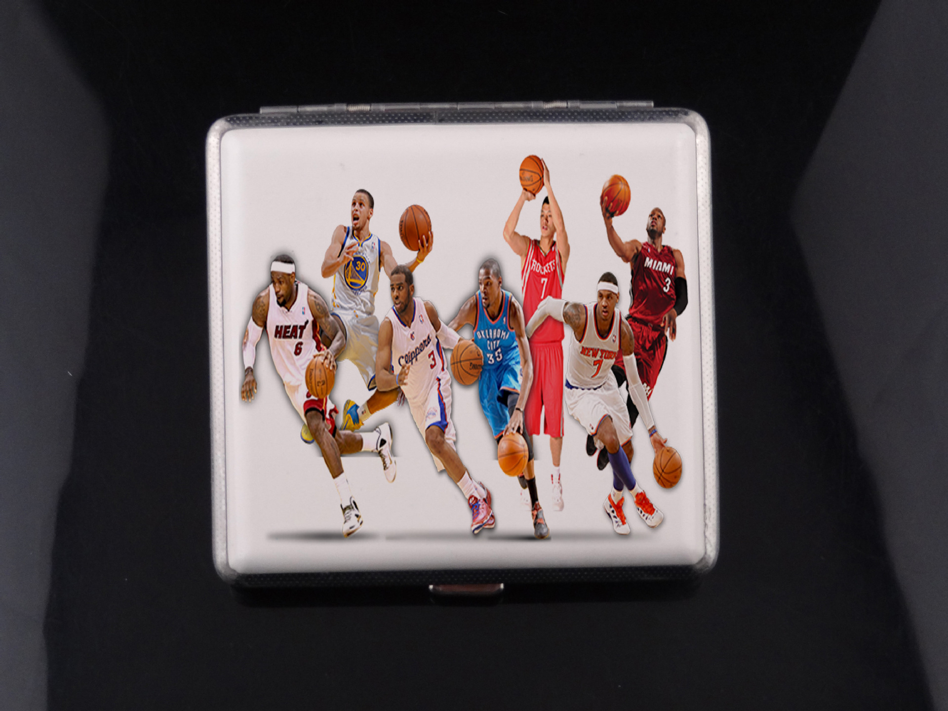 新奇特创意礼品 个性时尚烟盒 篮球 超薄烟盒批发 广告烟盒