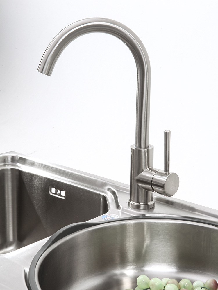 批发正品华尔顿不锈钢双槽h508 厨房方形 圆形不锈钢双盆水槽8043