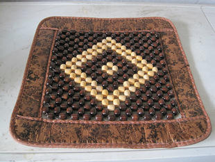 单片木珠汽车座垫 通用手编夏季夏天珠子坐垫 四季珠垫 椅垫凉垫