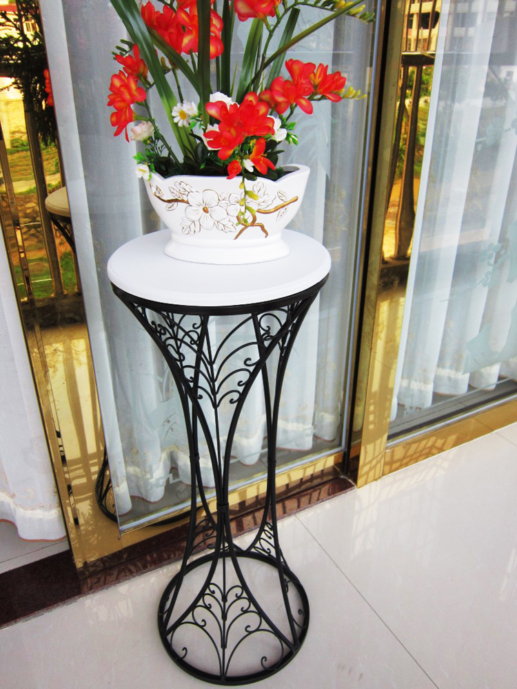 热销2014新品落地式美式乡村铁艺花架批发 厂家直销铁艺花架