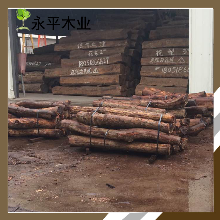 现货批发 赞比亚血檀木 进口优质原木
