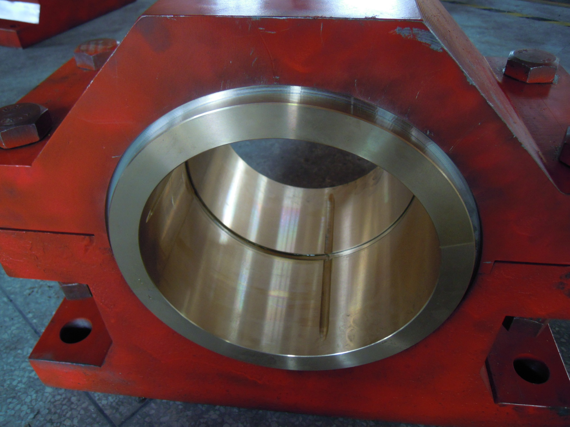 自润滑铜套轴承座