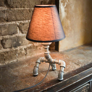 地中海风格简约个性水管台灯 普通照明台灯广东凡立mt50030白炽灯