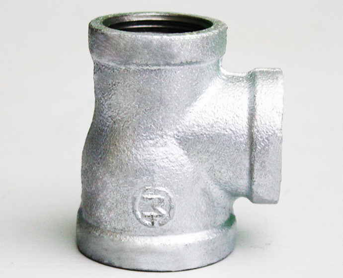 厂家直销批发生产玛钢管件侧孔三通铸铁三通