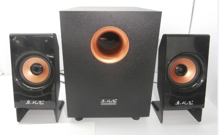 厂家直销 乐儿飞d-y5ii代 电脑usb低音炮 音箱 2.1电脑音箱批发