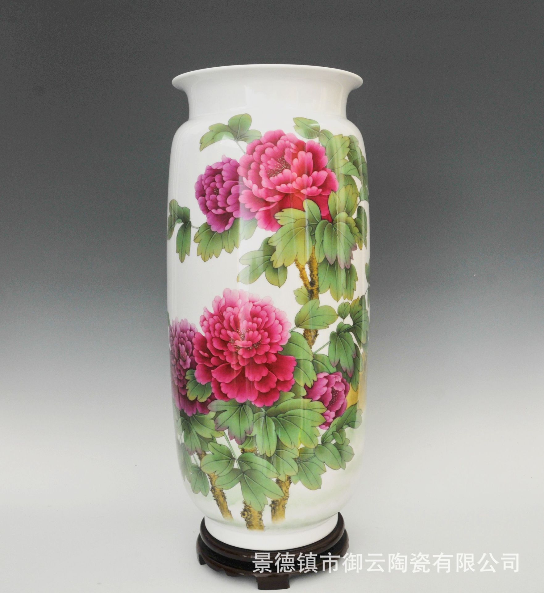 景德鎮 名人名作 花瓶 手繪作品 花瓶【馮紹峰】作品