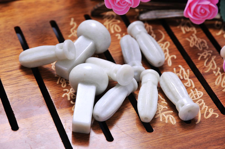 厂家批发七弦琴/古琴配件岫玉玉石琴枕 天然精美玉石古琴琴枕餍足