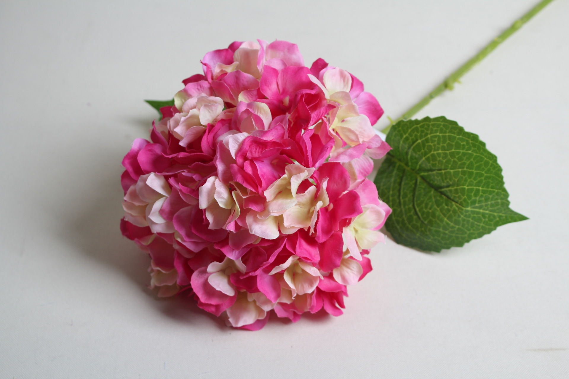 欧式田园仿真花绢花假花装饰花 手感叶绣球 大绣球 圆绣球