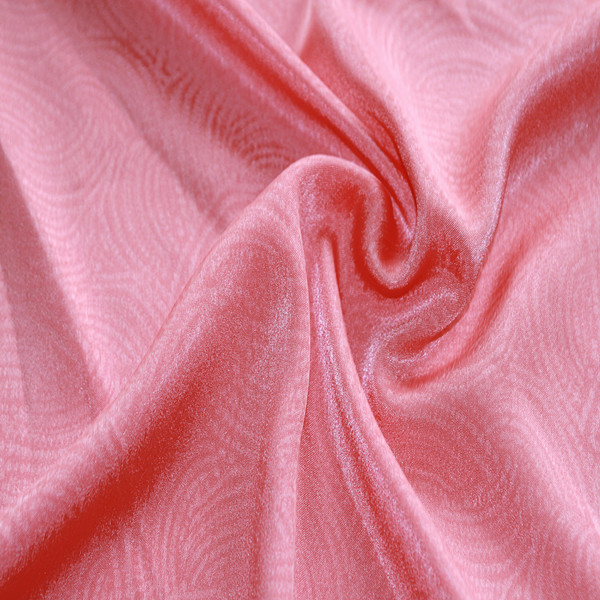 复合丝缎面雪纺压花-涤纶面料