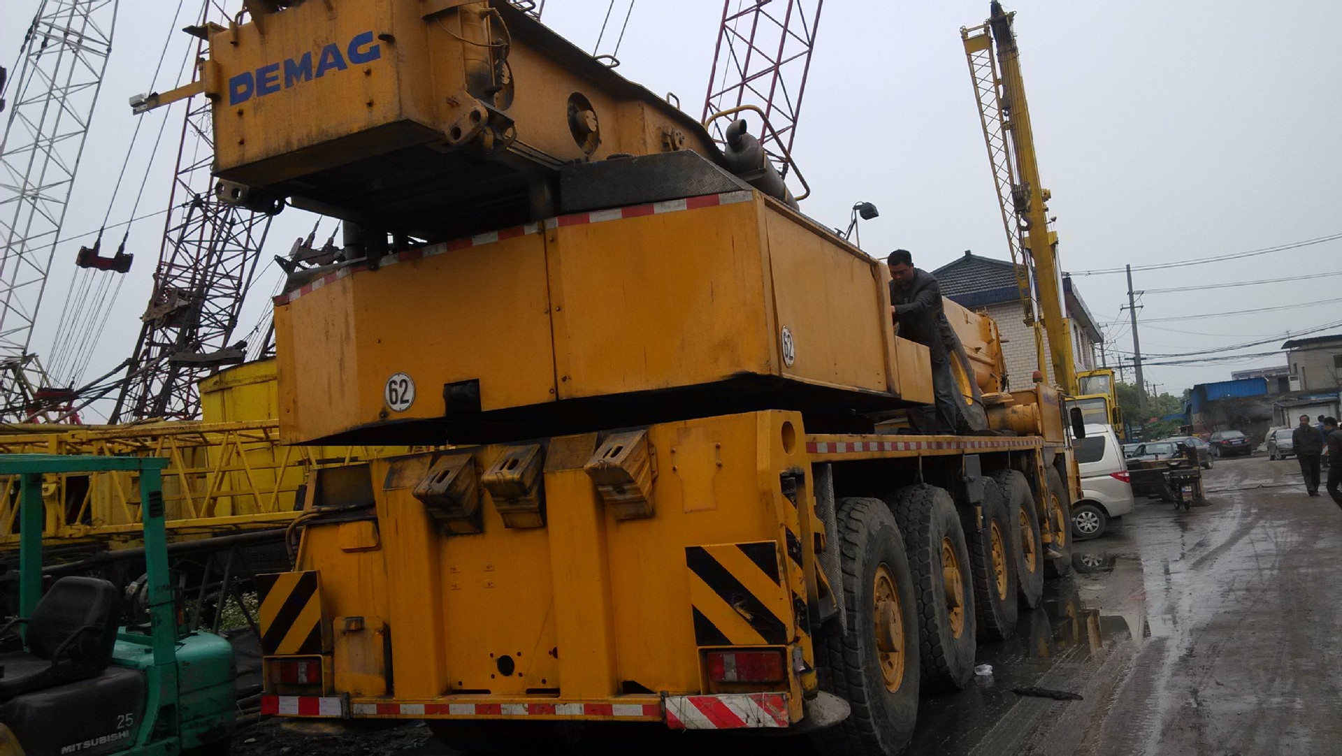 供应160吨德马格汽车吊 二手德国德马格160吨路面吊 二手起重机