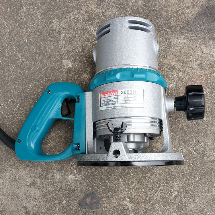 木工机械电动工具日本牧田makita3600h手提锣机铣机木工雕刻机