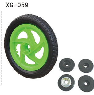 童车发泡轮胎 塑料轮胎 多色发泡胎xg-059