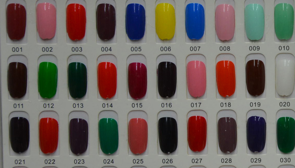 指甲油a版色卡1-30