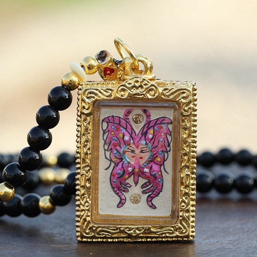 泰国佛牌真品正品批发古巴吉士纳大师开光蝴蝶牌双面牌崇迪四面