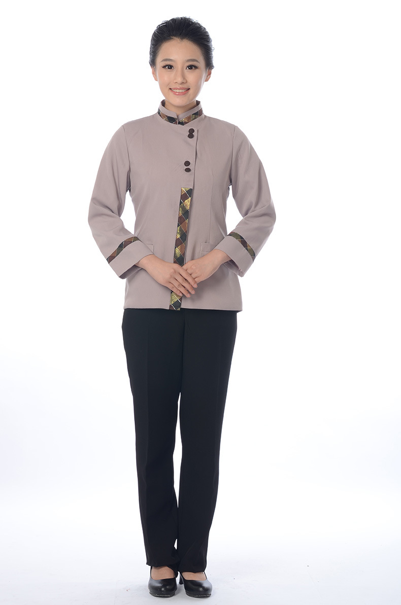 保洁服长袖秋冬装 酒店宾馆客房pa保洁制服 保洁工作服清洁员服装