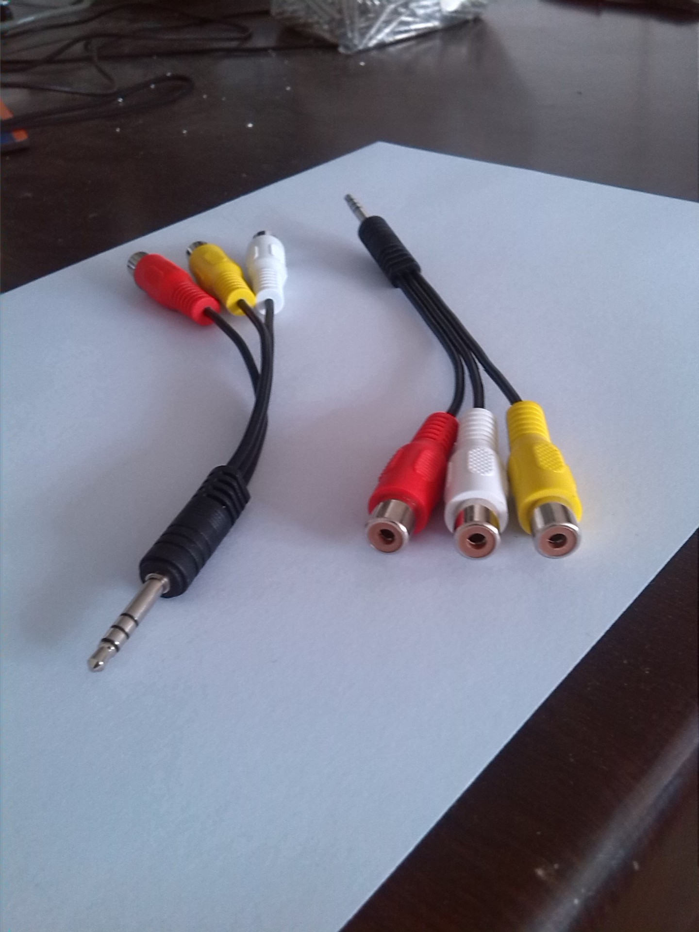 【四级公头转rca母头 立体图转音频母头】价格,厂家,图片,接口连接线