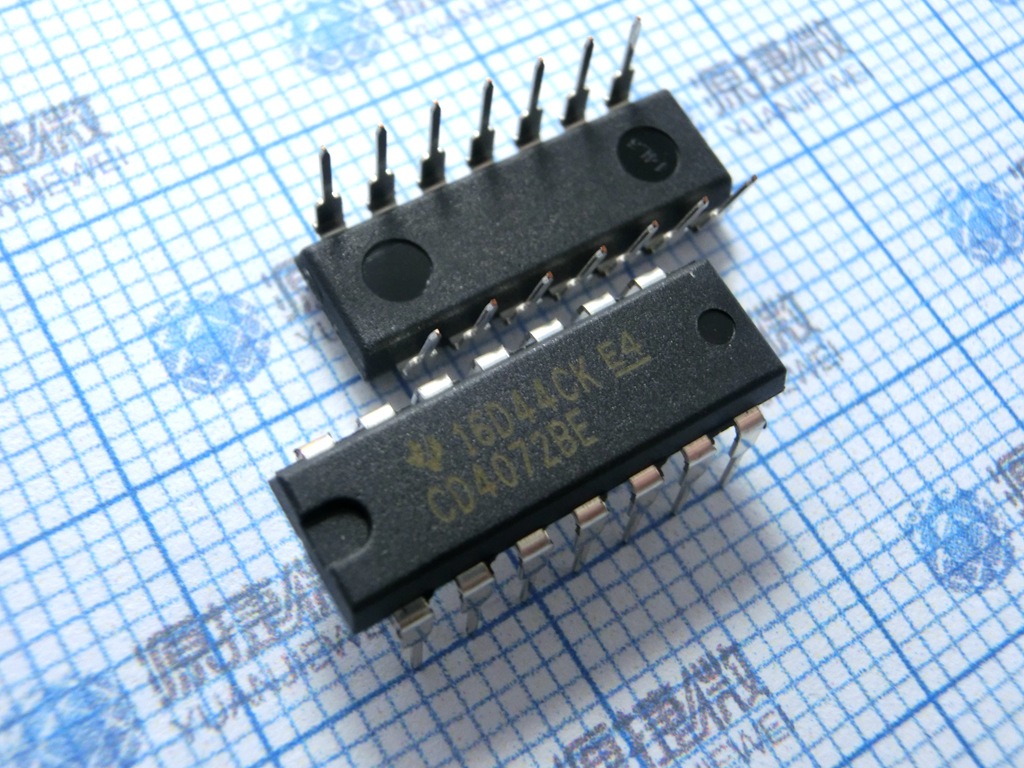 4000系列 或门逻辑芯片 cd4072be 批量原装正品供应