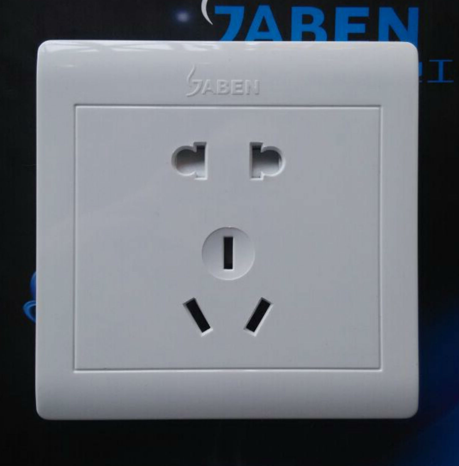 jaben/江本 厂家生产销售明装插座 m3系列二三插座