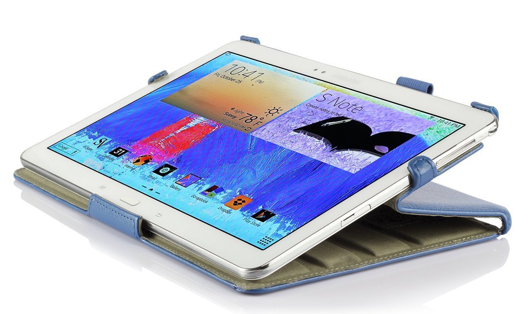 三星sam101p600左右开带手托笔插热压定型皮套