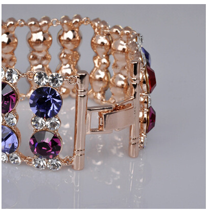 红苹果手链370121 早春流行色 炫彩奥地利水晶手链