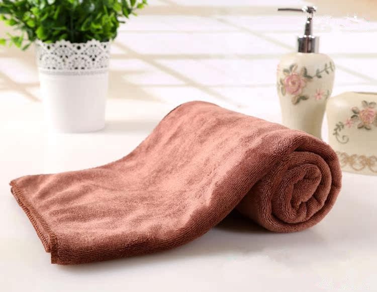 厂家直销干发巾纳米超细纤维加厚磨毛面巾特价促销加厚柔软美容巾