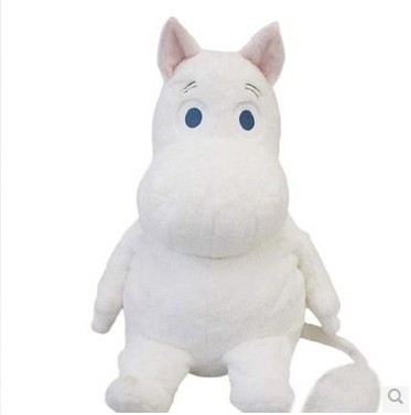 毛绒玩具姆明moomin河马公仔抱枕七夕情人节礼物陪吃公仔娃娃