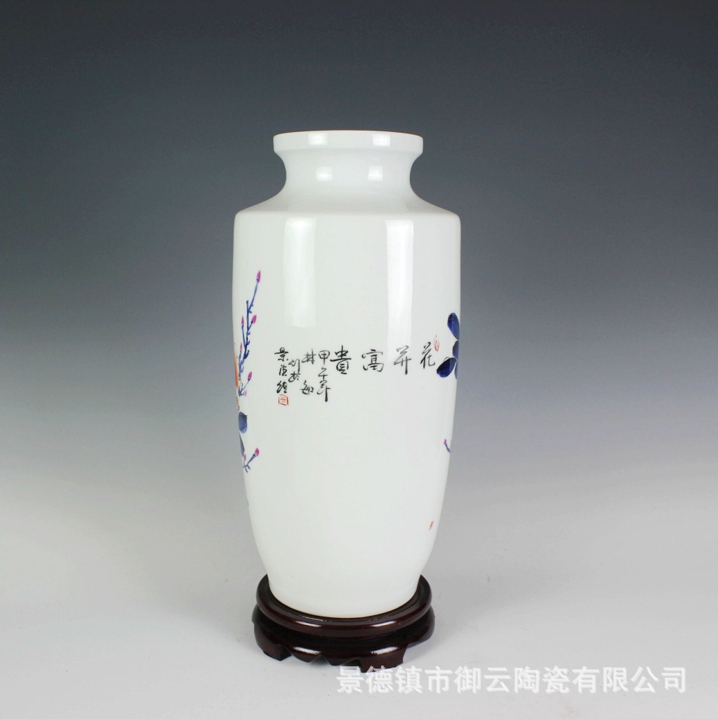 手绘陶瓷花瓶