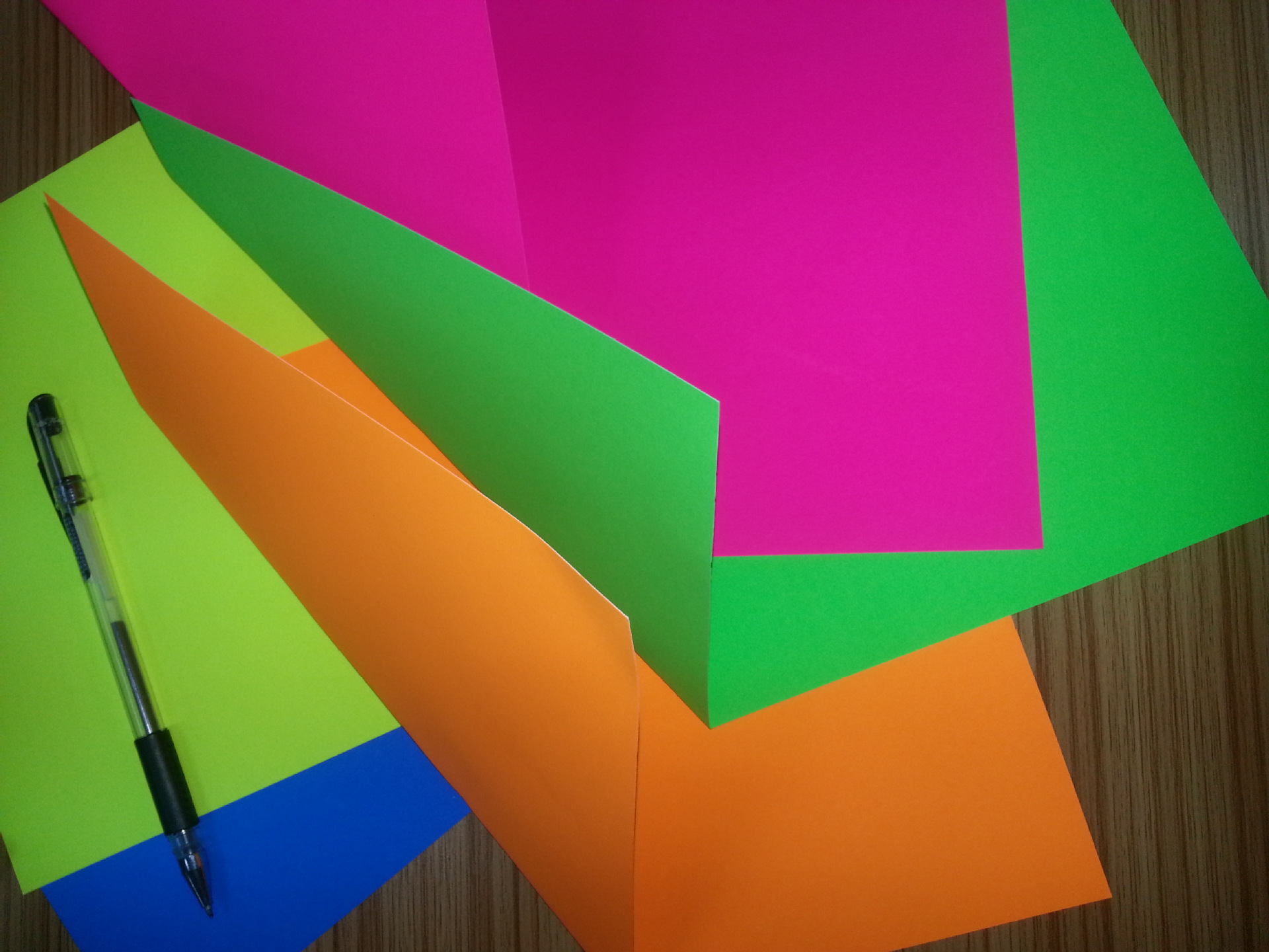 厂家250g双面双胶彩色荧光纸 用于标签